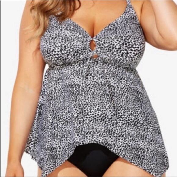 Swimsuits For All Other - Swimsuit for all Halter Handkerchief tankini top